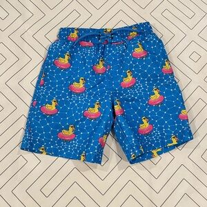 Beach Bros Duck Floaty Swim Trunks